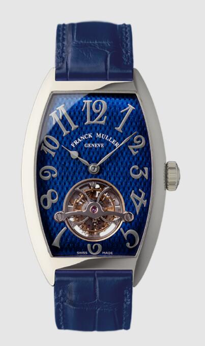 Review Buy Franck Muller CINTREE CURVEX TOURBILLON 30th Replica Watch for sale Cheap Price 2851TDAM OG Blue